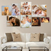 Personalized Canvas with Pictures Print for Wall Art