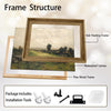 Vintage Framed Canvas Wall Art