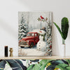 Snowman Canvas Print