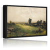 Vintage Framed Canvas Wall Art