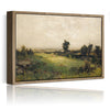 Vintage Framed Canvas Wall Art