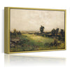 Vintage Framed Canvas Wall Art