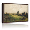 Vintage Framed Canvas Wall Art