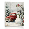 Snowman Canvas Print