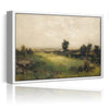 Vintage Framed Canvas Wall Art