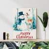 Snowman Canvas Print