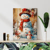 Snowman Canvas Print