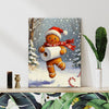 Snowman Canvas Print