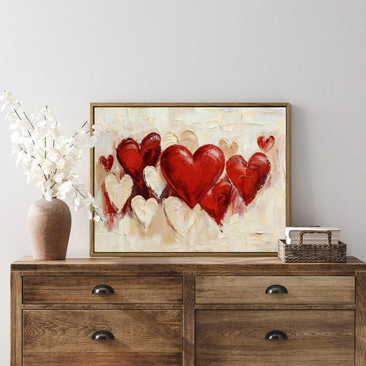 Valentine’s Day Framed Canvas Wall Art
