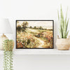 Vintage Framed Floral Canvas Wall Art