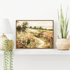 Vintage Framed Floral Canvas Wall Art