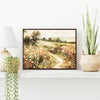 Vintage Framed Floral Canvas Wall Art