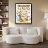 Farmhouse Funny Kitchen Quote Framed Wall Art Print