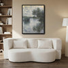 Vintage Monet River Scene Canvas Wall Art