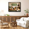 This Kitchen Offers Food Love and Joy Farmhouse Canvas Wall Art