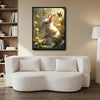 Baby Bunny Wildflower Meadow Canvas Print