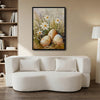 Easter Eggs Daffodil Canvas Wall Print