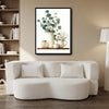 Watercolor Eucalyptus Ceramic Vase Botanical Framed Wall Art Print