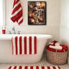 Snowman Reading Newspaper On Toilet Cozy Christmas Framed Wall Art