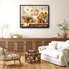Kitchen Seasoned With Love Hummingbird Canvas Wall Art