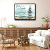 Serenity Prayer Framed Wall Art Beach Stacked Stones Butterfly Inspirational Print