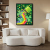 Rainbow Shamrock Leprechaun Hat St Patrick Canvas Print