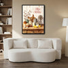 Rustic Bless This Kitchen Country Wall Decor Canvas Print