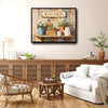 Peace Hope Faith Love Daisy Farmhouse Kitchen Canvas Wall Art