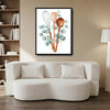 Watercolor Whisk Spoon Spatula Eucalyptus Framed Wall Art Print
