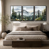 Misty Mountain Forest 3-Piece Wall Art