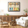 Rustic Mason Jar Kitchen Wall Art