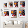 Snowy Christmas Tree & Gifts Framed Wall Art Christmas Decoration