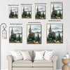 Misty Mountain Forest 3-Piece Wall Art