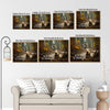 Inspirational Faith Quote Wall Print, He Left The 99 To Rescue Me Muddy Lost Lamb Forest Scene Christian Canvas
