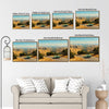 Vintage Convertible Car Road Trip Canvas Wall Art