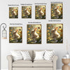 Baby Bunny Wildflower Meadow Canvas Print