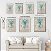 Jeremiah 29:11 Framed Christian Wall Art Hummingbird Floral Bible Verse Print