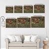 Vintage Poppy Floral Antique Framed Wall Art Print