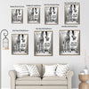Black White Giraffe Are You Pooping Funny Quote Canvas Wall Art Humorous Animal Bathroom Wall Decor