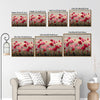 Vibrant Poppy Field Framed Wall Art, Impressionist Floral Canvas Print