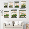 St Patrick's Day Green Truck Canvas Print