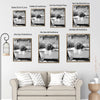 Black And White Highland Cow With Glasses In Bubble Bathtub Canvas Wall Art Funny Farmhouse Bathroom Wall Decor