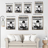 Glam Afro Woman Bathtub Canvas Print, Believe In Yourself Paris Eiffel Tower Motivational Bathroom Wall Art