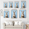 Bunny with Easter Egg Canvas Wall Print