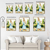 Mother Baby Bunny Easter Canvas Wall Art