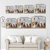 Rooster Chicken Farm Canvas Wall Art, This Is Us A Little Bit Crazy Loud Whole Lot Of Love Horizontal Print, Rustic Farmhouse Country Kitchen Family Wall Decor