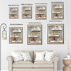 So Very Thankful Grateful Blessed Rustic Kitchen Framed Wall Art