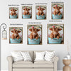 Highland Cow Bathroom Wall Art, Are You Pooping Funny Farm Cow Canvas Print, Cute Fluffy Scottish Cow With Flower Crown Bathroom Decor, Rustic Farmhouse Restroom Sign