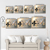 Zen Spa White Orchid Balance Stones Candle Canvas Wall Art, Water Reflection Sunrise Meditation Horizontal Print, Calming Relaxing Bathroom Yoga Room Wall Decor
