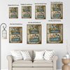 Hello Sweet Cheeks Butterfly Floral Rustic Funny Bathroom Framed Wall Art